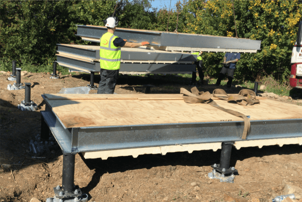 modular building foundations